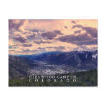 Glenwood Canyon-vykort