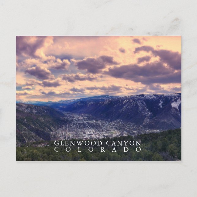 Glenwood Canyon-vykort Vykort (Framsida)