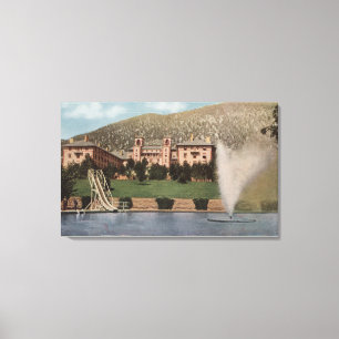 Glenwood Springs CO - beskåda av hotellet CO & Canvastryck