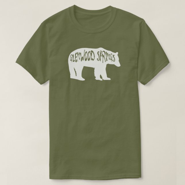 Glenwood Springs Colorado Bear T Shirt (Design framsida)