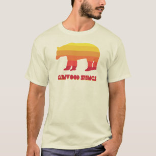 Glenwood Springs Colorado Regnbågsbjörn T Shirt