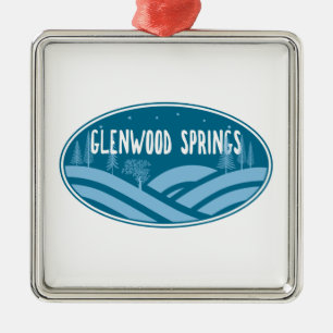 Glenwood Vår Colorado utomhus Julgransprydnad Metall