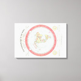 Gleonons ~NEW STANDARD KARTA I VÄRLDEN~ Poster Canvastryck