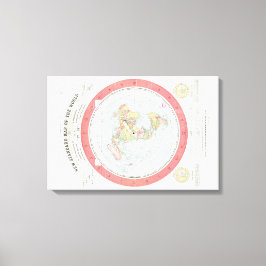 Gleonons ~NEW STANDARD KARTA I VÄRLDEN~ Poster Canvastryck