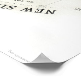 Gleonons "NYA STANDARDKARTA I VÄRLDEN" Poster