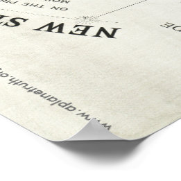 Gleonons "NYA STANDARDKARTA I VÄRLDEN" Poster