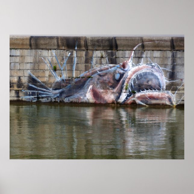 Glerfisk Poster (Framsidan)