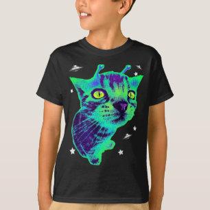Glerp Glorp Rolig Alien Katt Meme Gnarp Katt Dum A T Shirt