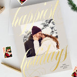 Glest christmas kalligraphy one fotobeige<br><div class="desc">💌 kärlek och sprid munterhet till helgdag med mitt omtänksamt utformade hälsningskort. Det här kortet är en arbetsyta för din helgdag till vänner, familj och högskolor. Jag lade till de fängslande designerna och det här definierade hela min samling helgdag. Jag hoppas att ni kärlek får kort och samlingar lika mycket...</div>