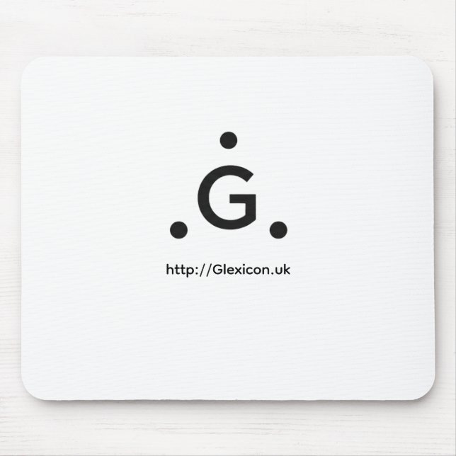 Glexicon Storbritannien Musmatta (Framsidan)