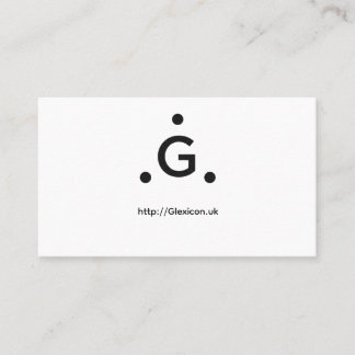 Glexicon Storbritannien Visitkort