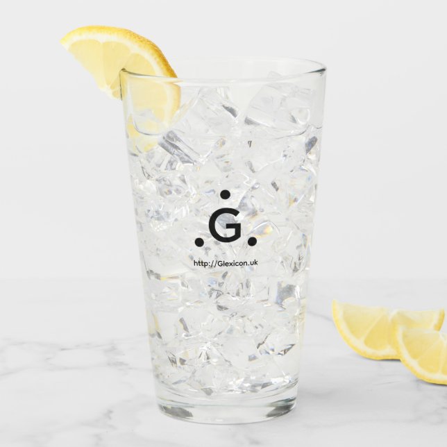 Glexicon UK Tumbler Glas (Framsida Ice)