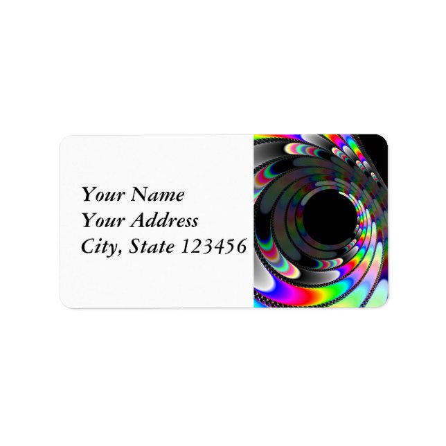 Glid bort adressetikett (Framsidan)