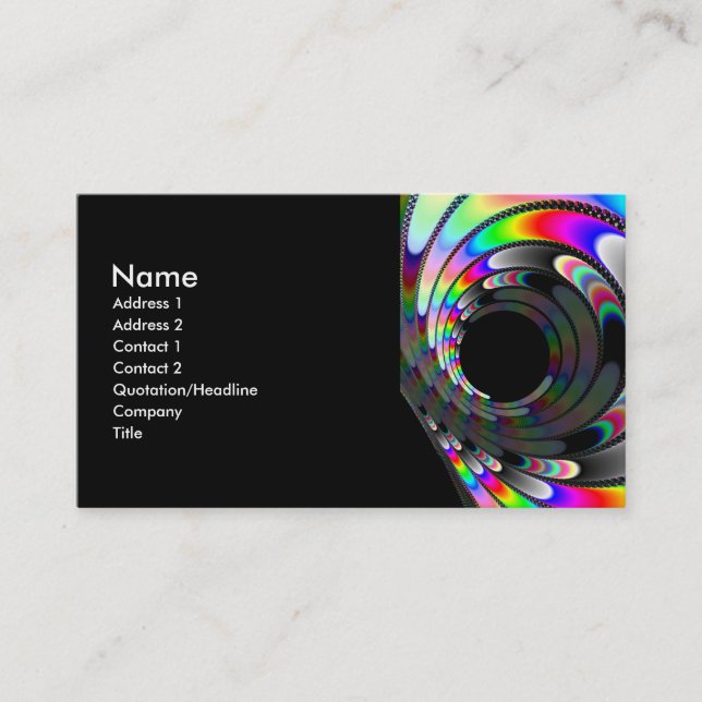 Glid bort visitkort (Framsida)