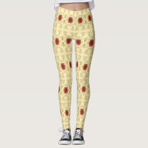 Glid med Burgundy-Blommigt