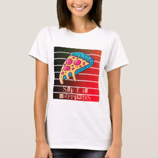 Glid med pizza t shirt