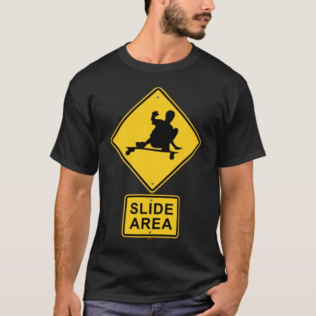 glid områdesdesignen tee shirt (Framsida)