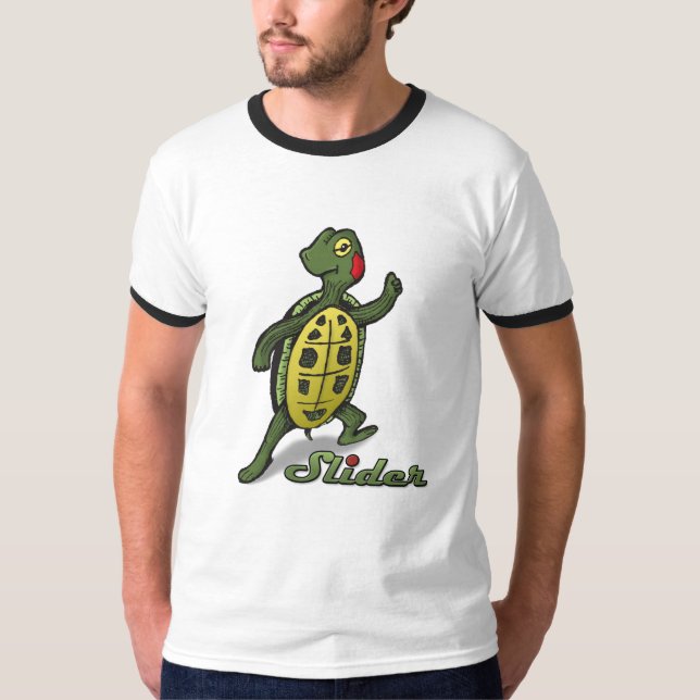 Glidare sköldpaddaringeren tee shirt (Framsida)
