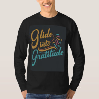 Glide in på Gratitude: Boys T-Shirt Design