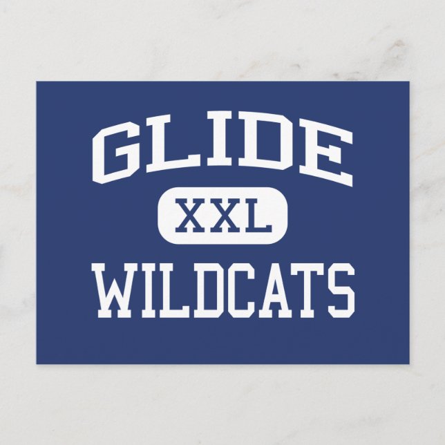 Glide - Wildcat - High School - Glide Oregon Vykort (Framsida)