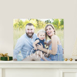 Glided Ord Personlig Photo Wrapped Canvas<br><div class="desc">Bevara de dyrbara stunderna med personligens vägg. Gör en underbar gåva!</div>