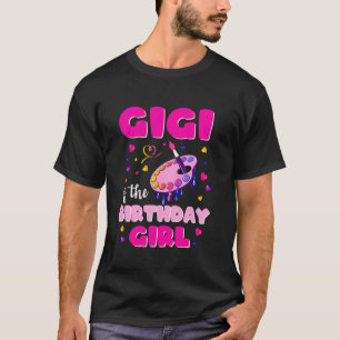Gliden i Birthday Girl Painting Family Matc T Shirt