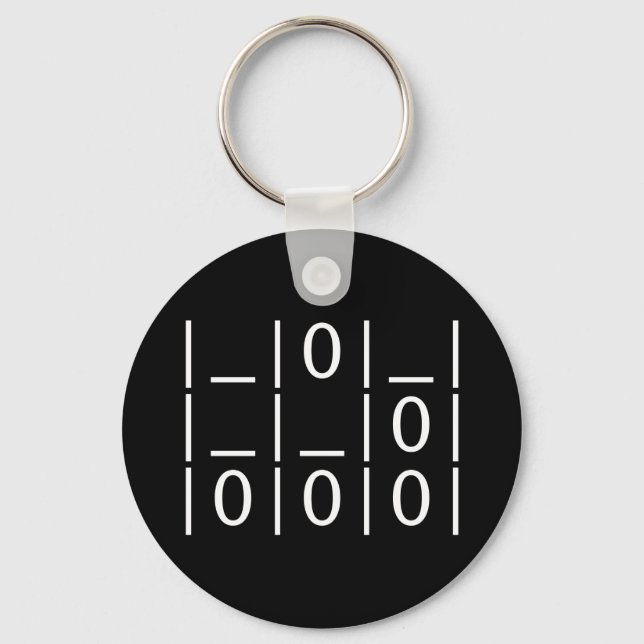 Glider: en universell hacker-emblemisk-nyckelkedja nyckelring (Framsida)