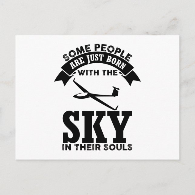 Glider Ord | Idéer om ljusbåge för pilot Vykort (Framsida)