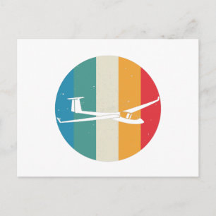 Glider Pilot Gliding Soar Soar Gift Vykort