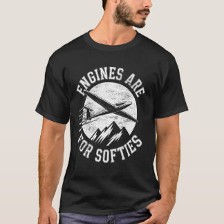 Glider Pilot Soaring Club Sailplane Långärmad T Shirt