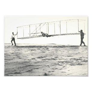 Glider-provning av Wright Brothers Fototryck
