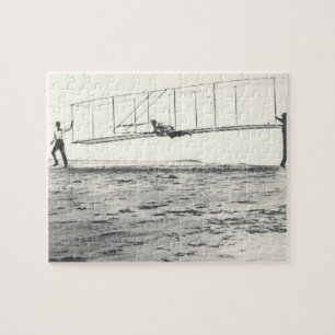 Glider-provning av Wright Brothers Pussel