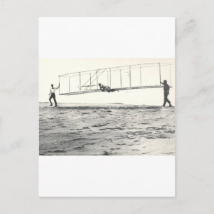 Glider-provning av Wright Brothers Vykort