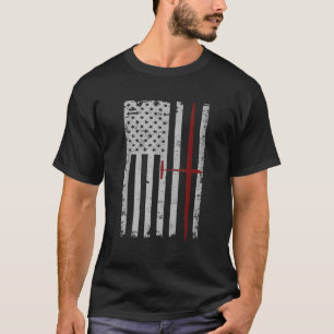 Glider Sailplane Pilot Patriotic Flagga Sh T Shirt