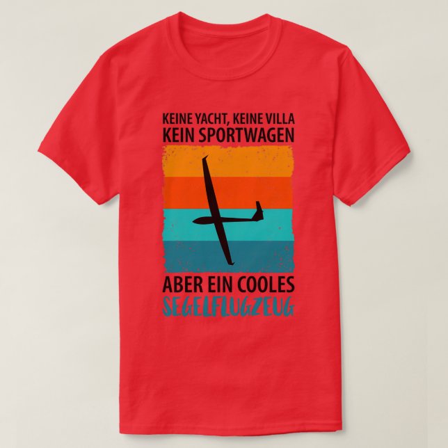 Glider-skjutreglagsreglage flygplan 24 t shirt (Design framsida)
