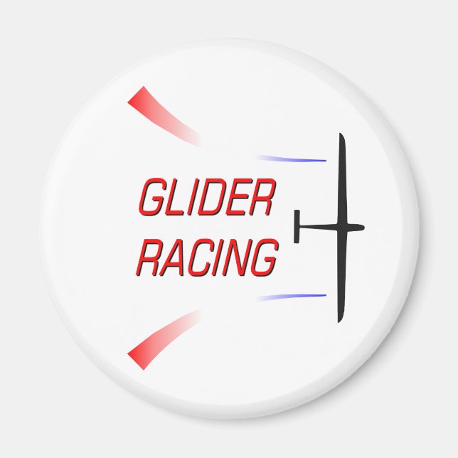 GLIDER-TÄVLA MAGNET (Framsidan)