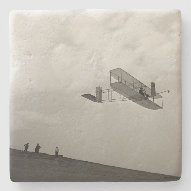 Glider Test Flight Aviation Wright Brothers Stenunderlägg (Framsidan)