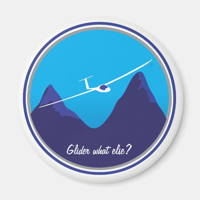 Glider - Vad mer? Magnet (Framsidan)