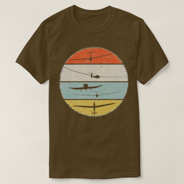 Gliders Glider Pilot Soaring Gliding Gift Idea  T Shirt (Design framsida)