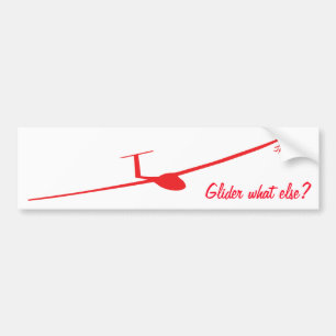 Glidflygplan - vad annat? bildekal