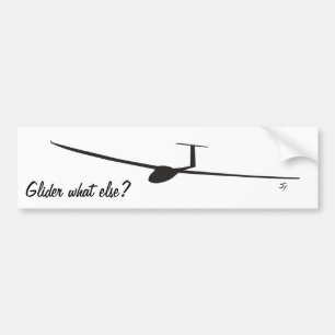 Glidflygplan - vad annat? bildekal