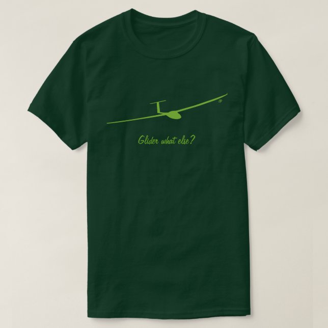 Glidflygplan vad annat? tee shirt (Design framsida)
