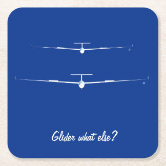 Glidflygplan - vad annat? underlägg papper kvadrat