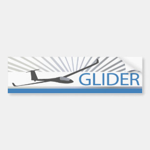 GlidflygplanSailplane flygplan Bildekal