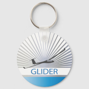 GlidflygplanSailplane flygplan Nyckelring