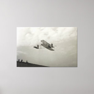 Glidflygtestflygning Aviation Wright Brothers Canvastryck