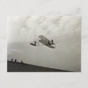 Glidflygtestflygning Aviation Wright Brothers Vykort