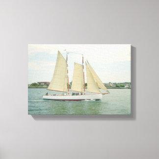 Gliding in Fullt Sail Canvas Wall Hanging