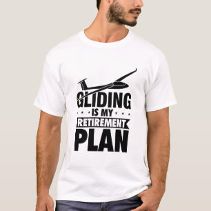 Gliding Slogan Termisk gåva T Shirt