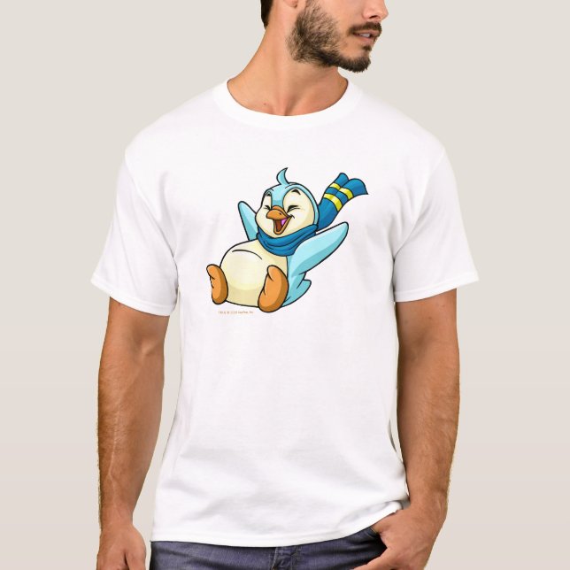 Glidning av blått Bruce T-shirt (Framsida)